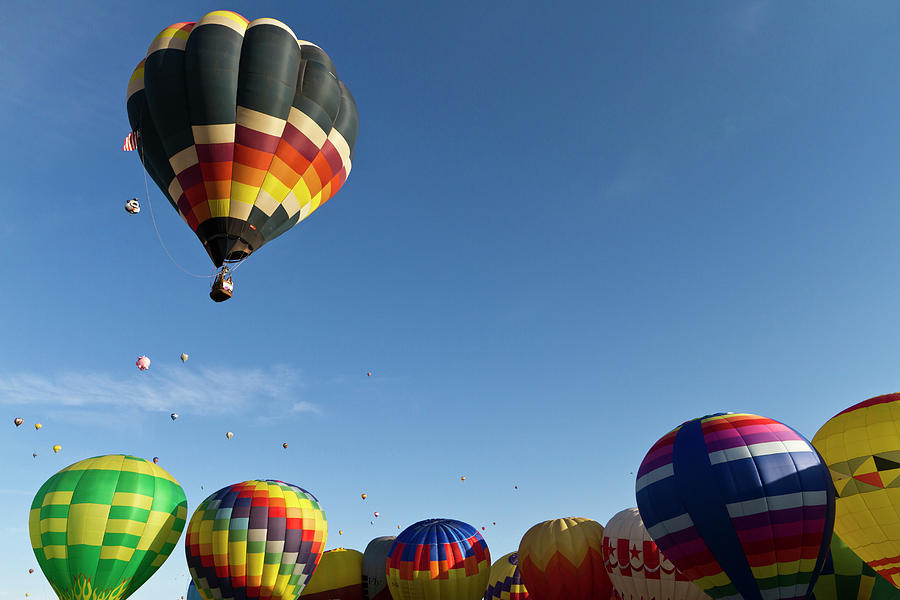 Mass Ascension At The Albuquerque Hot Photograph by William Sutton