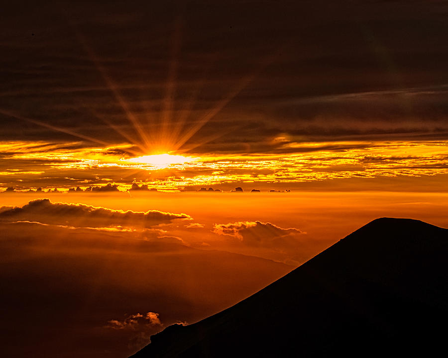 Mauna Kea Summit Sunset by Michelle Trull