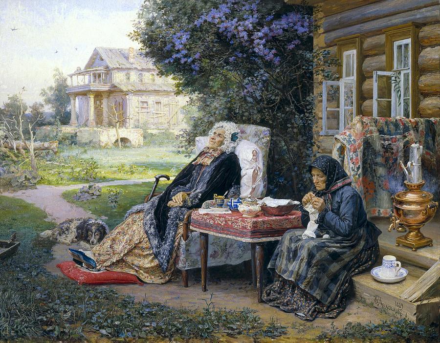 Maximov, Vasili M. 1844-1911 #1 Photograph by Everett