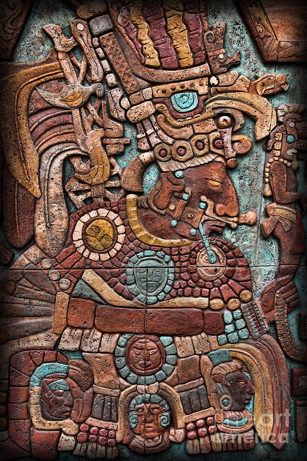 Mayan hieroglyphs #1 Photograph by Lee Dos Santos