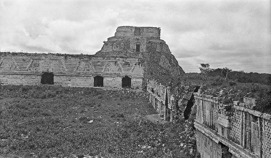 Mayan Temple Ruins #1 Photograph by American Philosophical Society