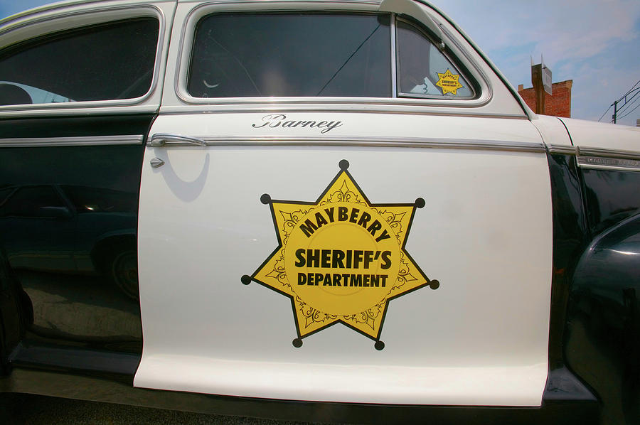 Mayberry Sheriffs Department Police Car #1 Photograph by Panoramic Images