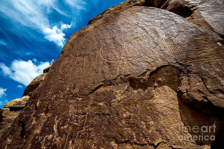 McConkie Ranch Petroglyph - Utah  #3 Photograph by Gary Whitton
