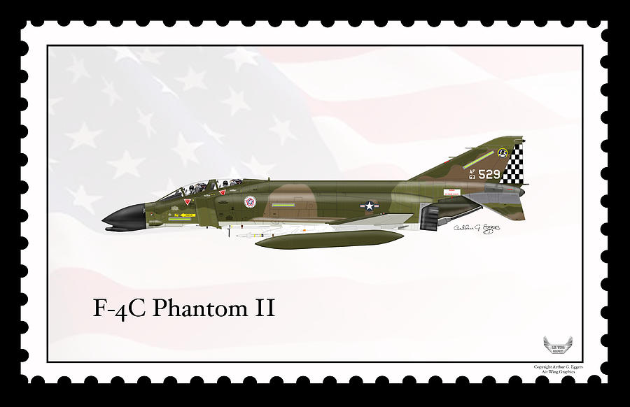 McDonnell Douglas F-4C Phantom II #1 Digital Art by Arthur Eggers