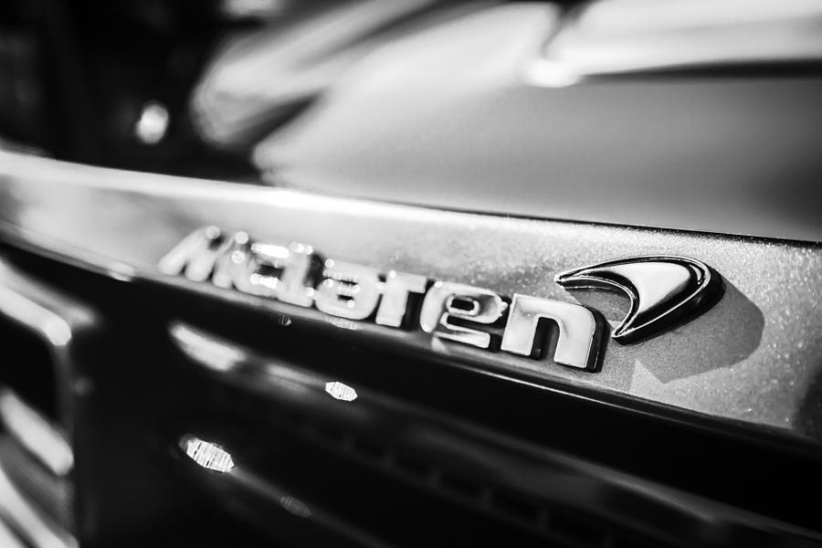 McLaren 12C Spider Rear Emblem -0143c #1 Photograph by Jill Reger