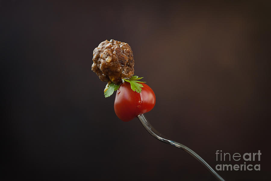 Ball Photograph - Meat balls #1 by Mythja Photography