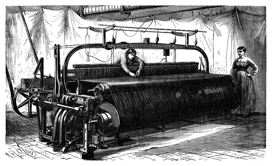 Human Photograph - Mechanical Loom #1 by Science Photo Library