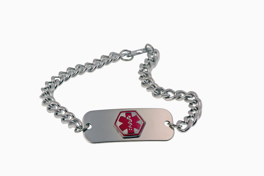 Medical Bracelet #1 Photograph by Science Stock Photography