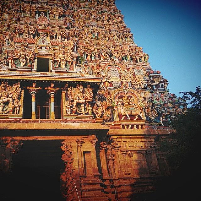 Spiritual Photograph - Meenakshi Temple #1 by Raimond Klavins