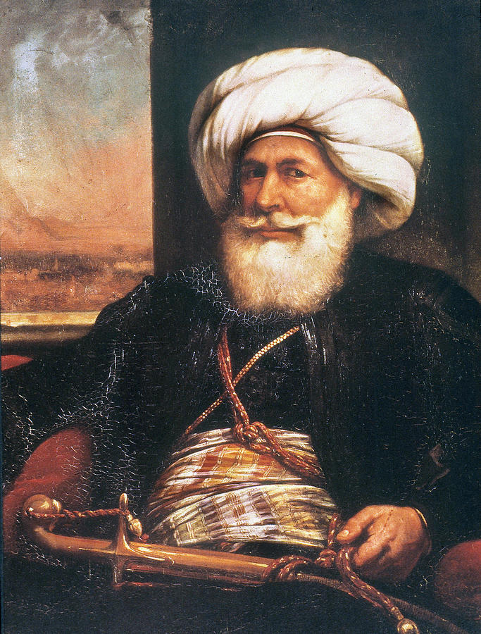 Portrait Painting - Mehemet Ali (1769-1849) #1 by Granger