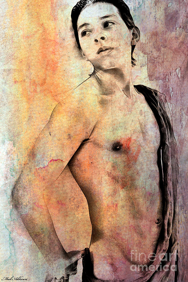 Nude Digital Art - Mellow by Mark Ashkenazi