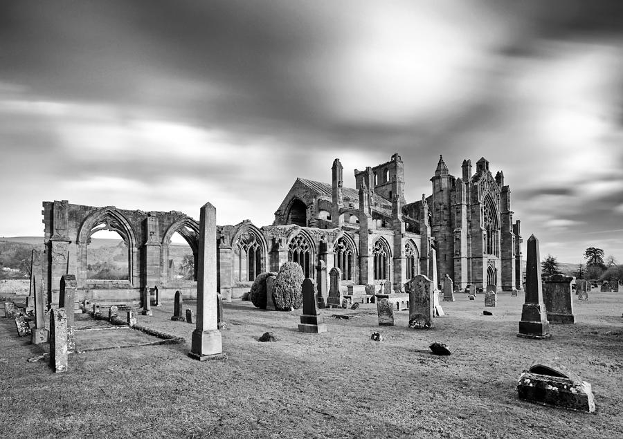 Melrose Abbey #1 Photograph by Grant Glendinning