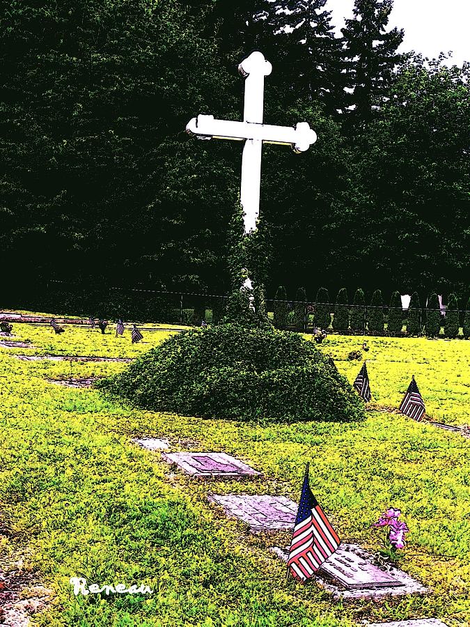 2- Wilkeson Catholic Cemetery  Photograph by A L Sadie Reneau
