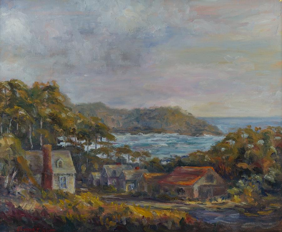 Mendocino Evening #1 Painting by Edward White