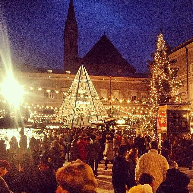 Christmas Photograph - #mercatini Di #natale A #salisburgo #1 by Prenota Per Due