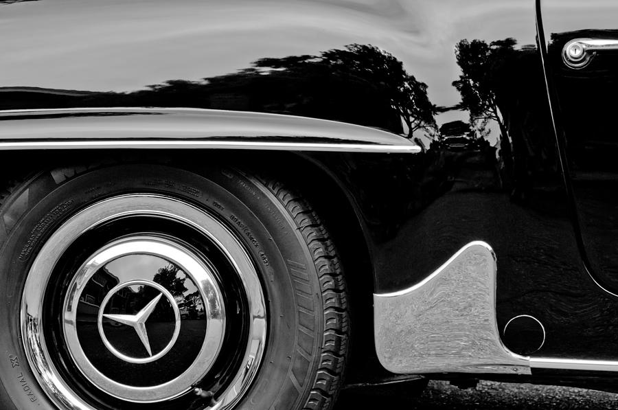 Mercedes-Benz Wheel Emblem #1 Photograph by Jill Reger