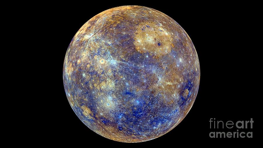 Mercury Hemisphere, Messenger Image #1 Photograph by Nasa