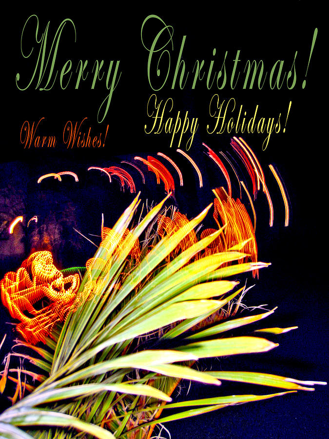 Warm Wishes Photograph - Merry Christmas by Andy Za Warm Wishes Photograph - Merry Christmas by Andy Za