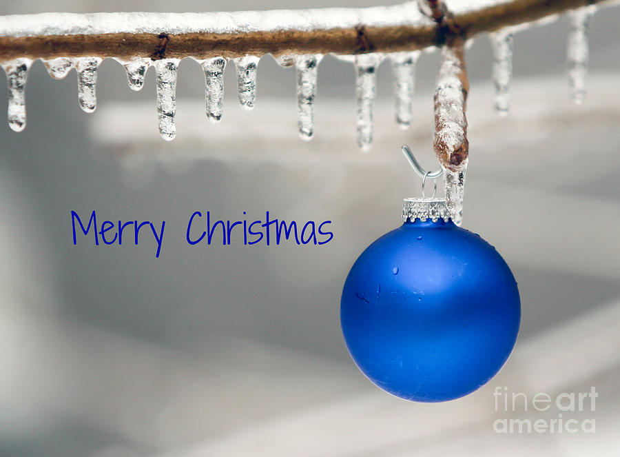 Blue Christmas Photograph by Karin Pinkham