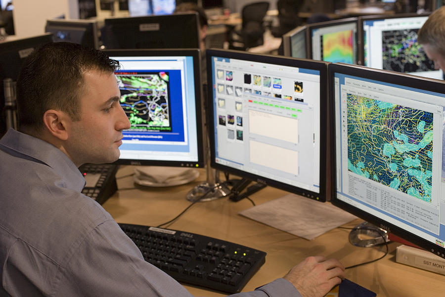Meteorologist #1 Photograph by Science Stock Photography