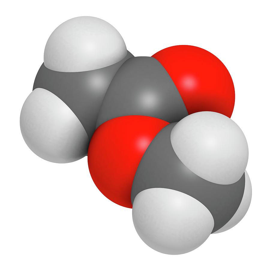 Methyl Acetate Solvent Molecule Photograph by Molekuul - Fine Art America