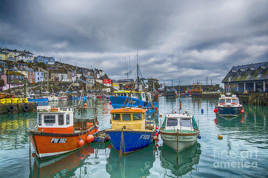 Mevagissy Harbour #2 Photograph by Chris Thaxter