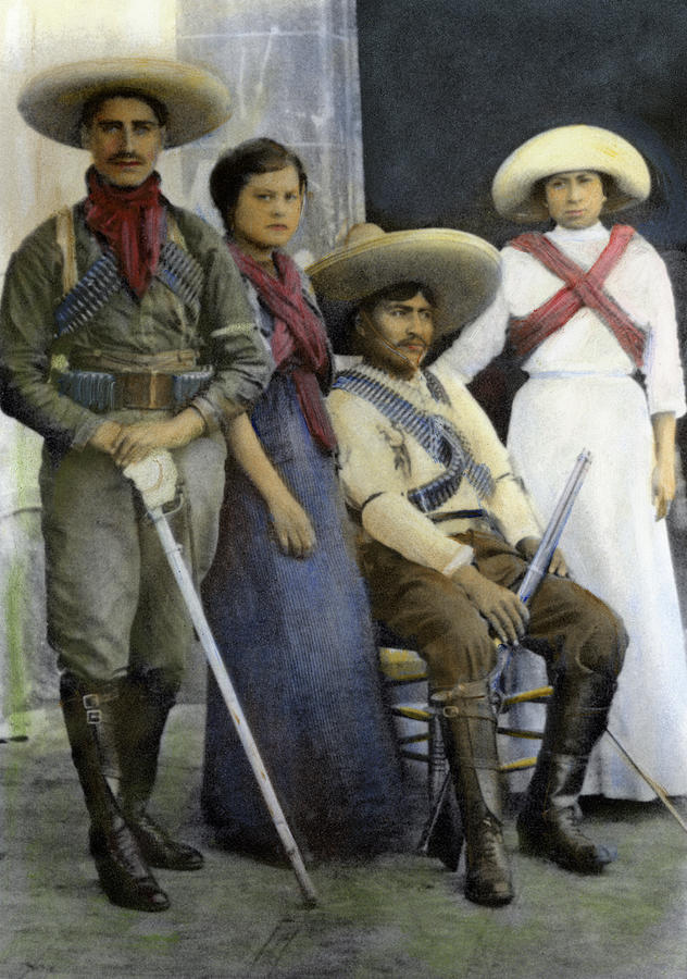 Mexican Revolutionaries #2 Photograph by Granger