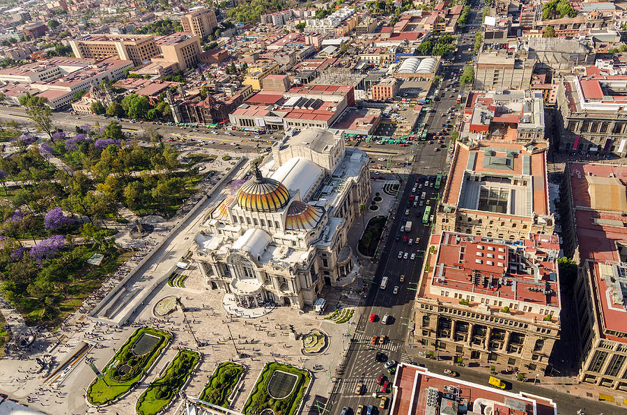Architecture Photograph - Mexico City Aerial View #1 by Jess Kraft