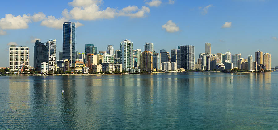 Miami Brickell Skyline Photograph by Raul Rodriguez