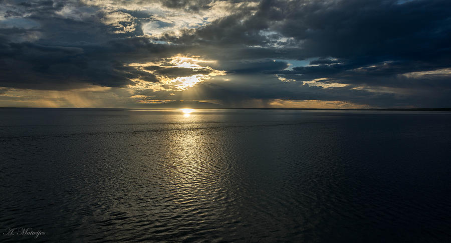 Midnight Sun Over Mount Susitna #1 Photograph by Andrew Matwijec