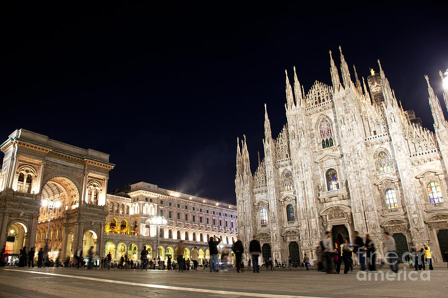 Milan Cathedral Vittorio Emanuele II Gallery Italy #1 Photograph by Michal Bednarek
