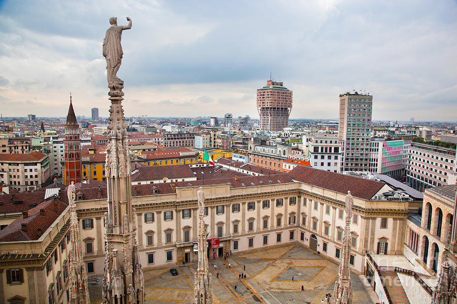 Milan Italy View on Royal Palace #1 Photograph by Michal Bednarek