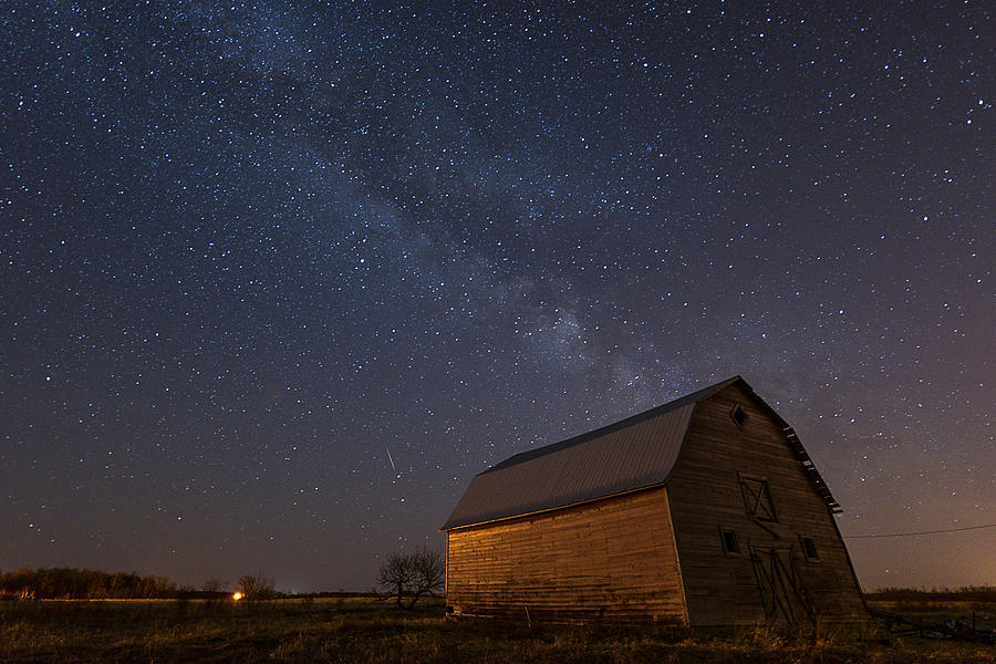 Barn Photograph - Milky Way Barn #1 by Nebojsa Novakovic