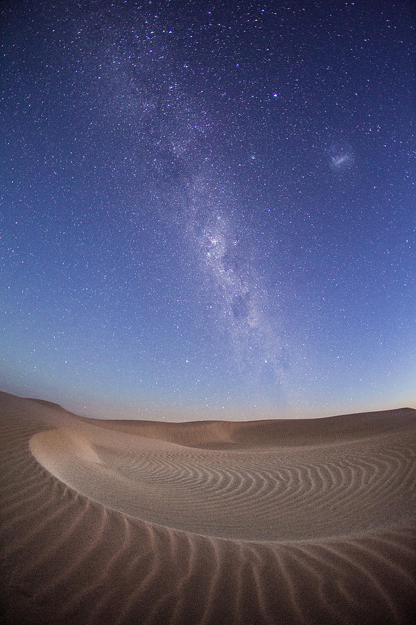 Milky Way Over A Sand Dune. South #1 Photograph by John White Photos