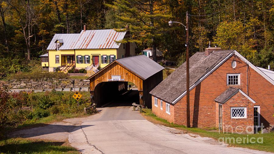 Mill Covered Bridge. #2 Photograph by New England Photography