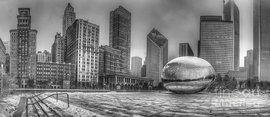 Chicago Photograph - Millennium Park in Winter #1 by Twenty Two North Photography