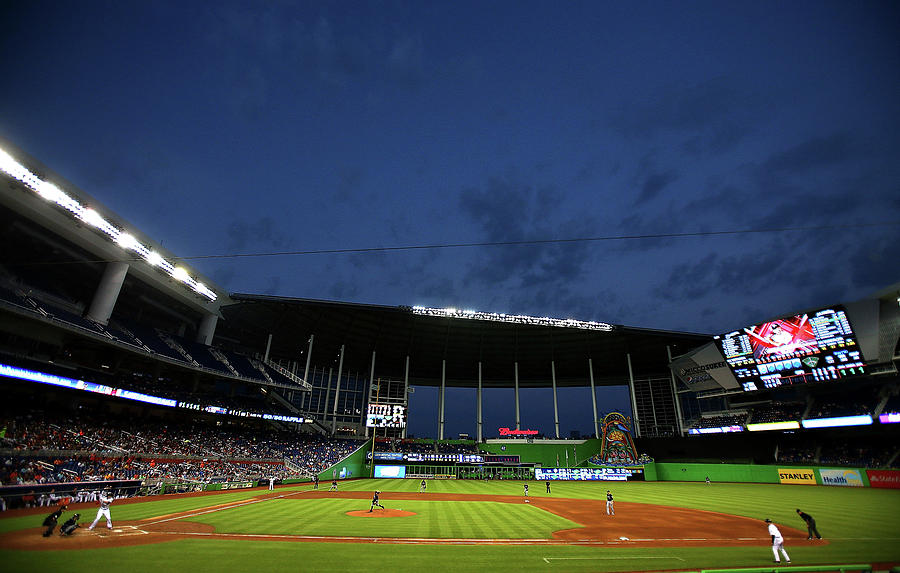 Milwaukee Brewers V Miami Marlins Photograph by Mike Ehrmann Milwaukee Brewers V Miami Marlins Photograph by Mike Ehrmann