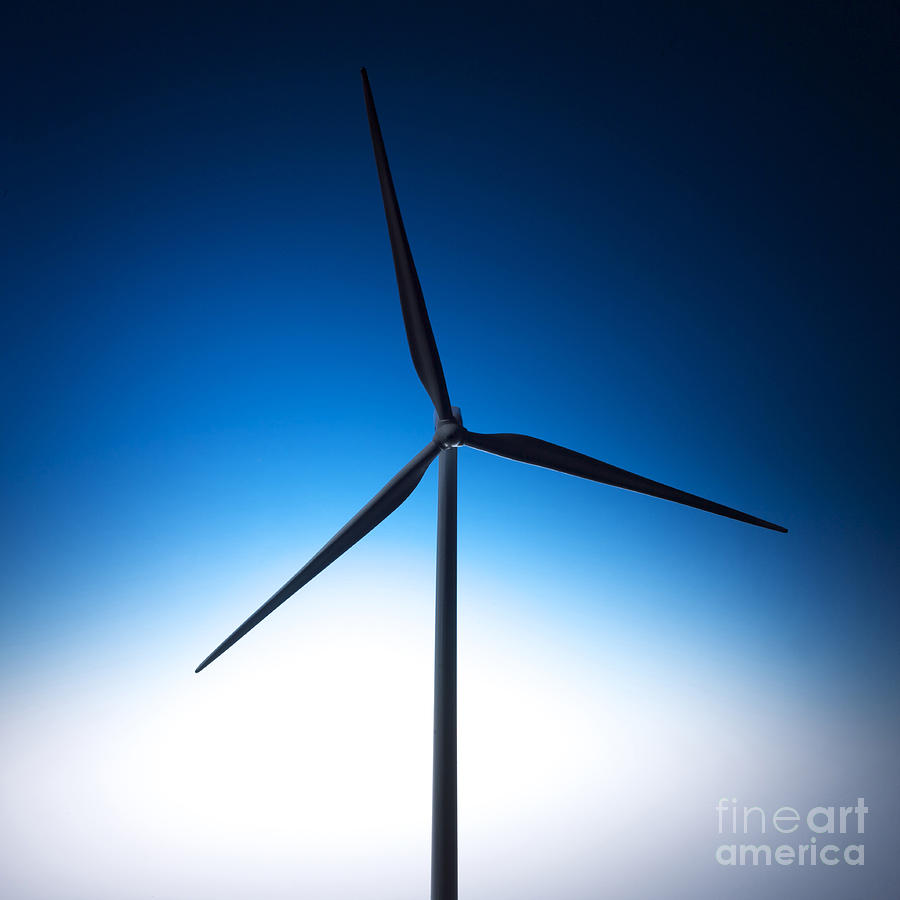 Toy Photograph - Miniature wind turbine #1 by Bernard Jaubert