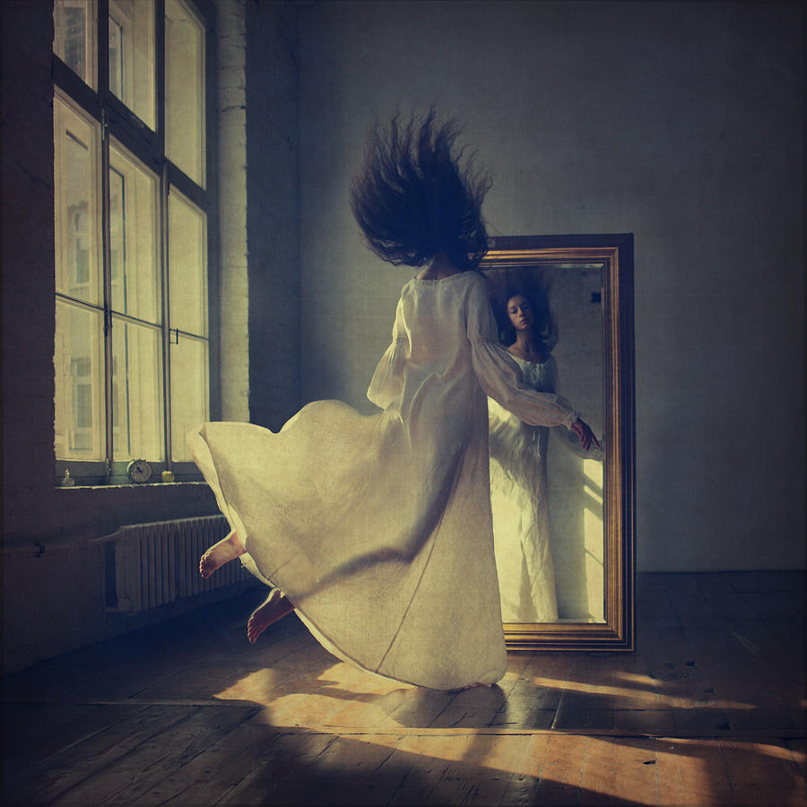 Vintage Photograph - Mirror #1 by Anka Zhuravleva