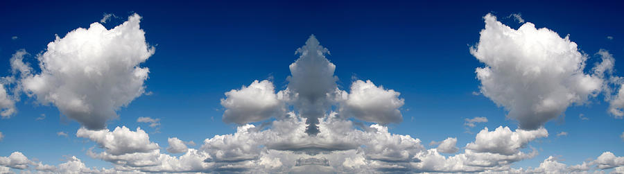 Mirror Image Sky Panorama Photograph
