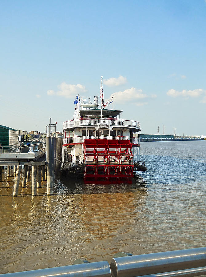 Mississippi River Boat in NOLA #1 Photograph by Judy Hall-Folde