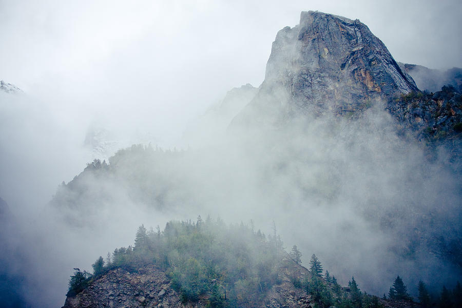Mist in mountain  #1 Photograph by Raimond Klavins