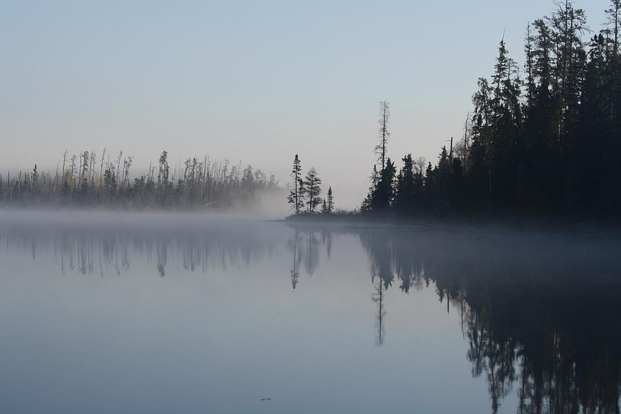 Misty Lake #1 Photograph by Lynne McQueen