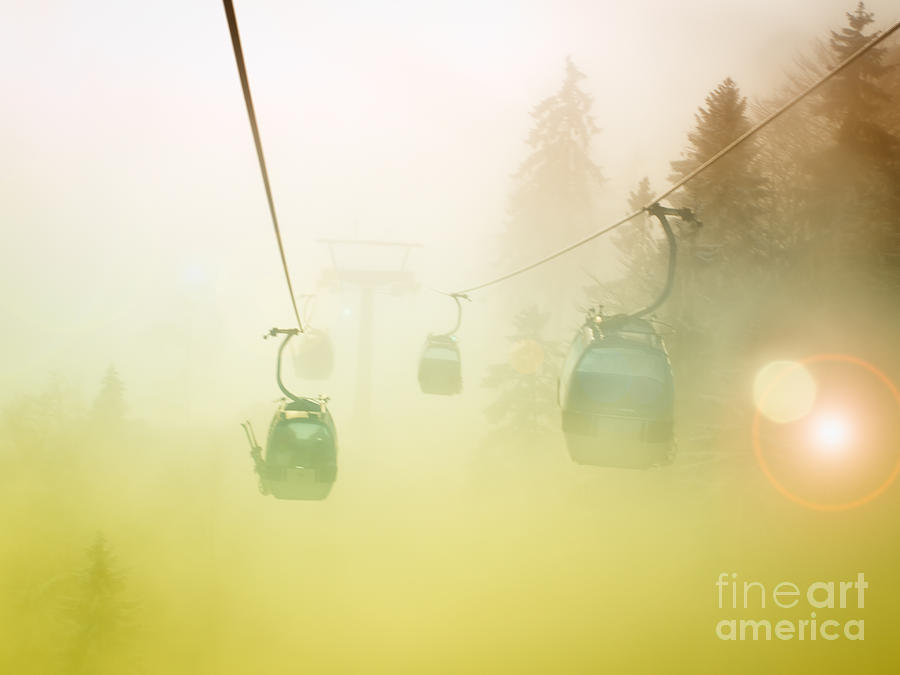 Winter Photograph - Misty mountain #1 by Sinisa Botas