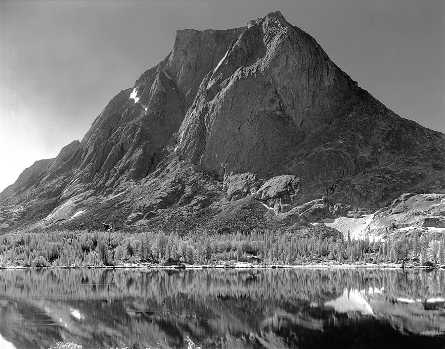 109644-BW-Mitchell Peak, Wind Rivers Photograph by Ed  Cooper Photography