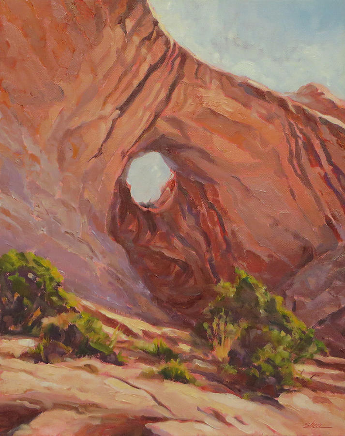 Moab By Morning #1 Painting by Shawn Shea