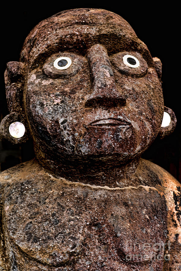 Moai Artwork, Easter Island #1 Photograph by Bill Bachmann