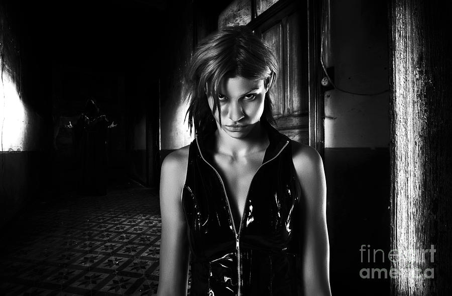 Model In Abandoned House Photograph By Milan Karadzic Fine Art America