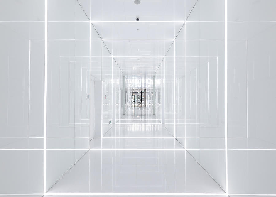 Modern office corridor #1 Photograph by DuKai photographer