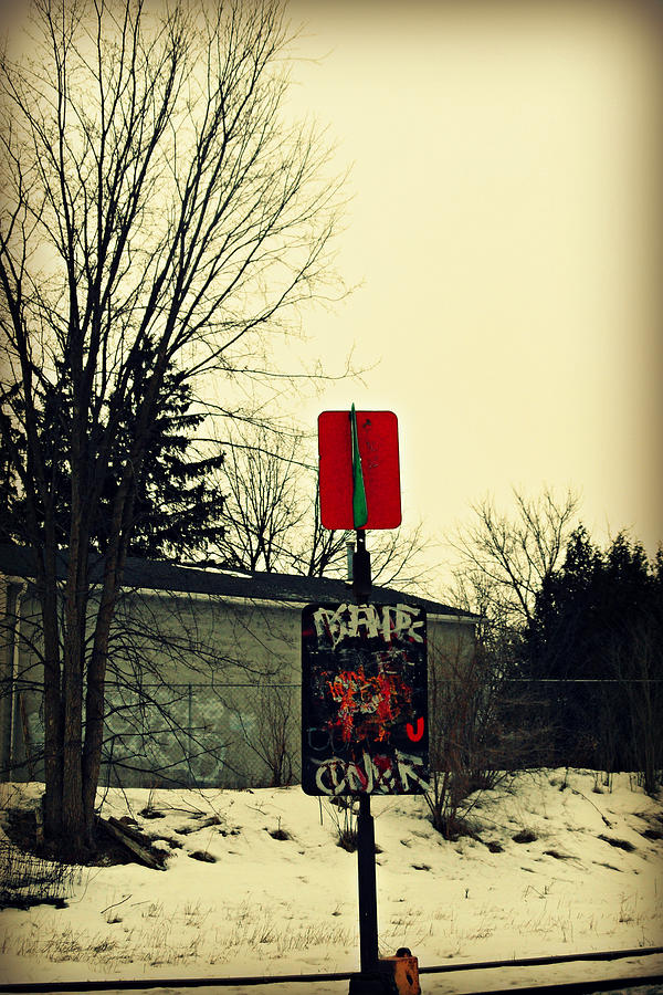 Modern Stop #1 Photograph by Cyryn Fyrcyd